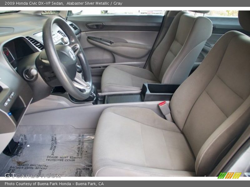 Front Seat of 2009 Civic DX-VP Sedan
