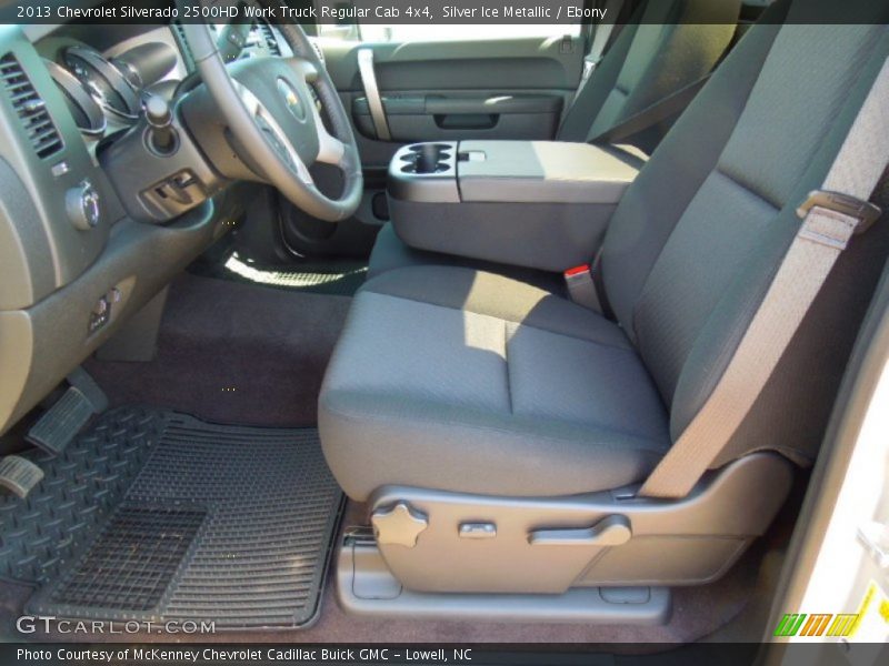 Silver Ice Metallic / Ebony 2013 Chevrolet Silverado 2500HD Work Truck Regular Cab 4x4