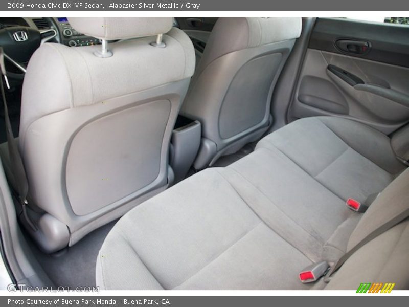 Alabaster Silver Metallic / Gray 2009 Honda Civic DX-VP Sedan