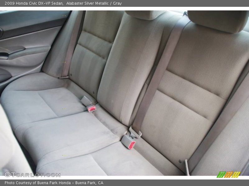 Alabaster Silver Metallic / Gray 2009 Honda Civic DX-VP Sedan