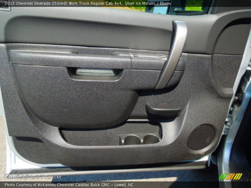 Silver Ice Metallic / Ebony 2013 Chevrolet Silverado 2500HD Work Truck Regular Cab 4x4