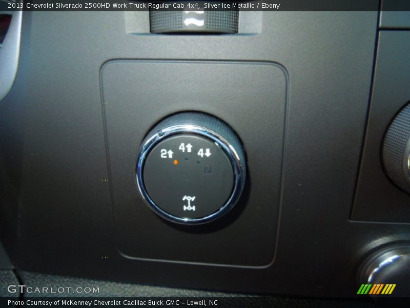 Silver Ice Metallic / Ebony 2013 Chevrolet Silverado 2500HD Work Truck Regular Cab 4x4