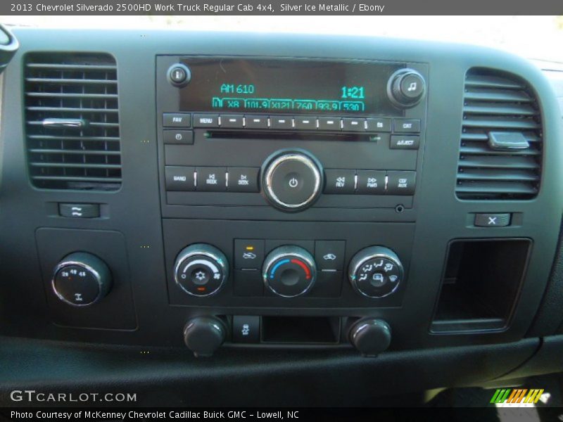 Silver Ice Metallic / Ebony 2013 Chevrolet Silverado 2500HD Work Truck Regular Cab 4x4