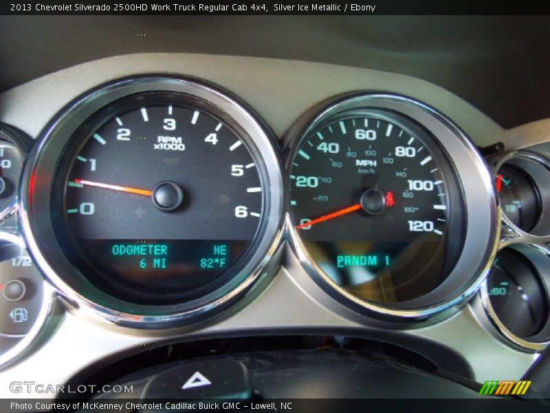 Silver Ice Metallic / Ebony 2013 Chevrolet Silverado 2500HD Work Truck Regular Cab 4x4