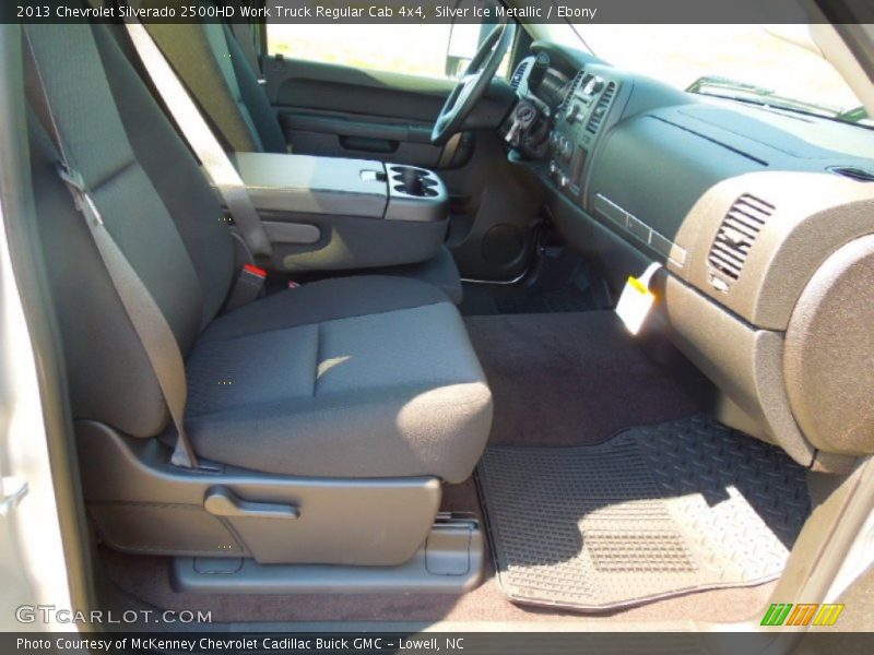 Silver Ice Metallic / Ebony 2013 Chevrolet Silverado 2500HD Work Truck Regular Cab 4x4