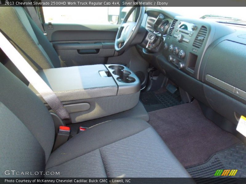 Silver Ice Metallic / Ebony 2013 Chevrolet Silverado 2500HD Work Truck Regular Cab 4x4