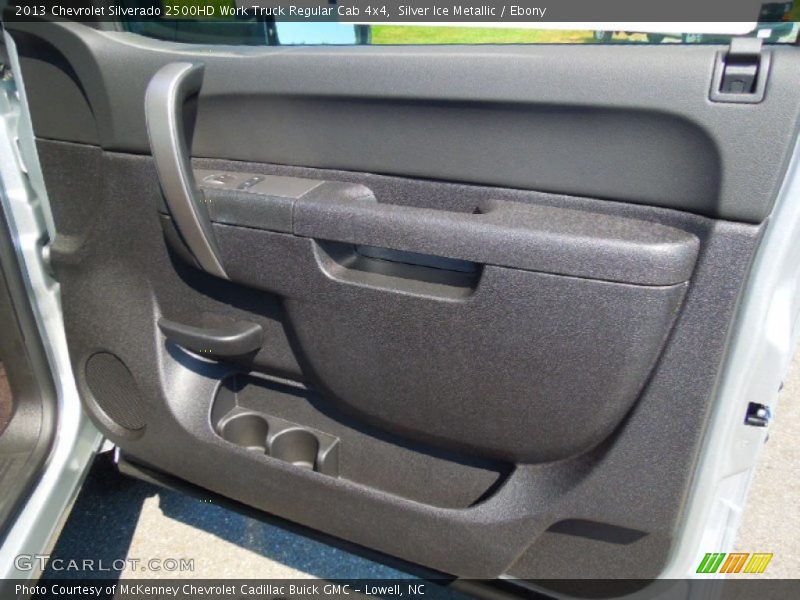 Silver Ice Metallic / Ebony 2013 Chevrolet Silverado 2500HD Work Truck Regular Cab 4x4