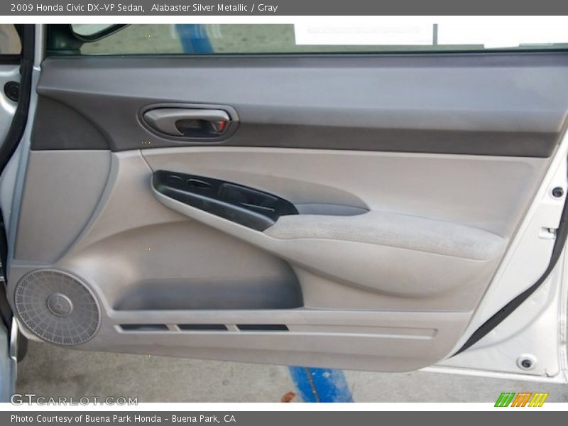 Alabaster Silver Metallic / Gray 2009 Honda Civic DX-VP Sedan