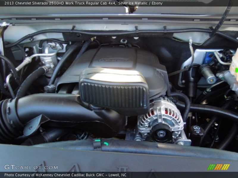 Silver Ice Metallic / Ebony 2013 Chevrolet Silverado 2500HD Work Truck Regular Cab 4x4