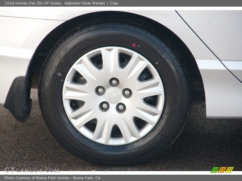 Alabaster Silver Metallic / Gray 2009 Honda Civic DX-VP Sedan
