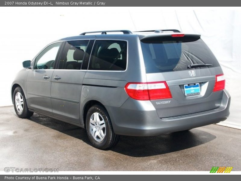 Nimbus Gray Metallic / Gray 2007 Honda Odyssey EX-L