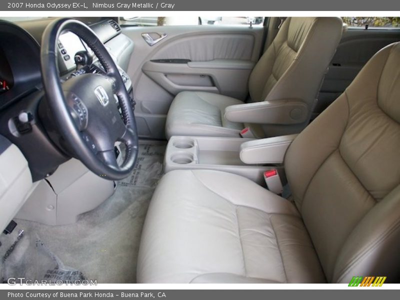 Nimbus Gray Metallic / Gray 2007 Honda Odyssey EX-L