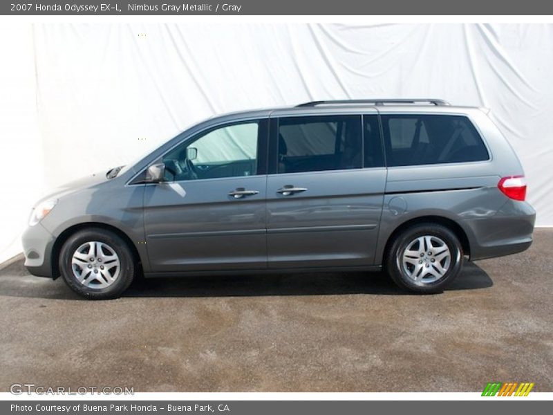Nimbus Gray Metallic / Gray 2007 Honda Odyssey EX-L