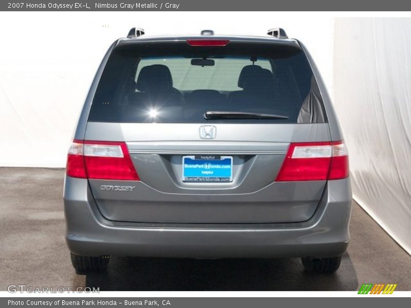 Nimbus Gray Metallic / Gray 2007 Honda Odyssey EX-L