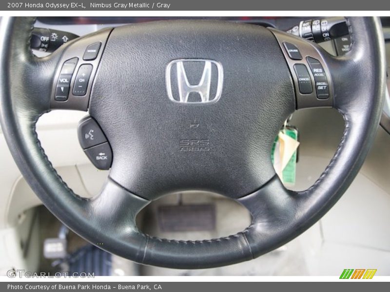 Nimbus Gray Metallic / Gray 2007 Honda Odyssey EX-L