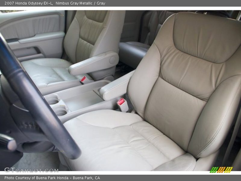 Nimbus Gray Metallic / Gray 2007 Honda Odyssey EX-L