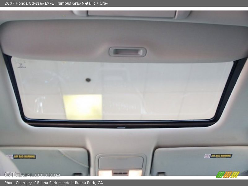 Nimbus Gray Metallic / Gray 2007 Honda Odyssey EX-L