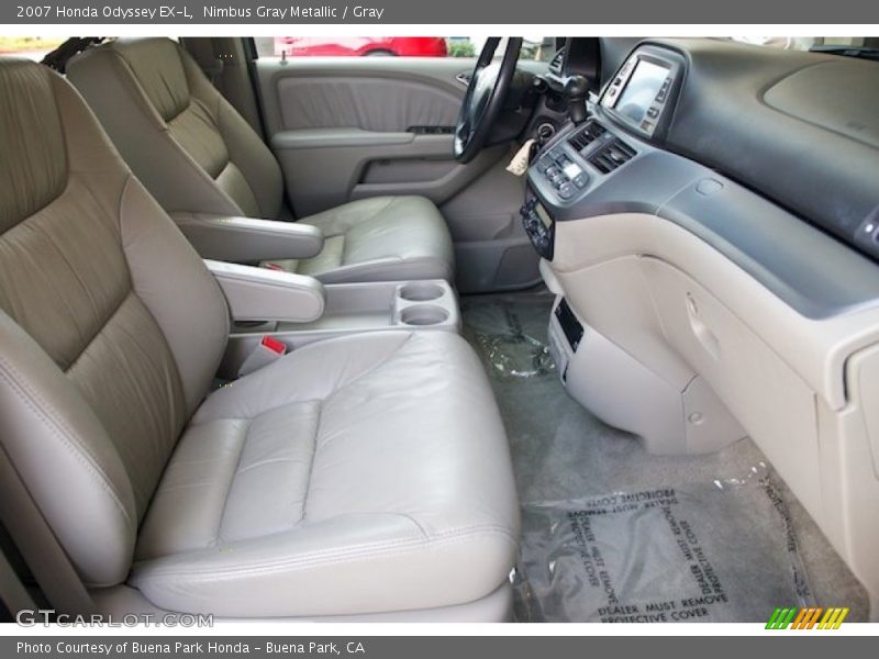 Nimbus Gray Metallic / Gray 2007 Honda Odyssey EX-L