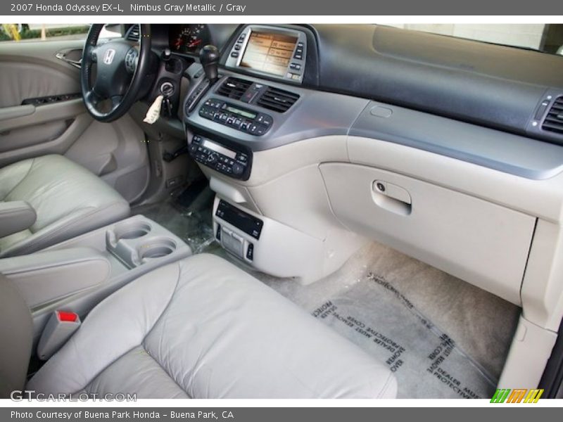 Nimbus Gray Metallic / Gray 2007 Honda Odyssey EX-L