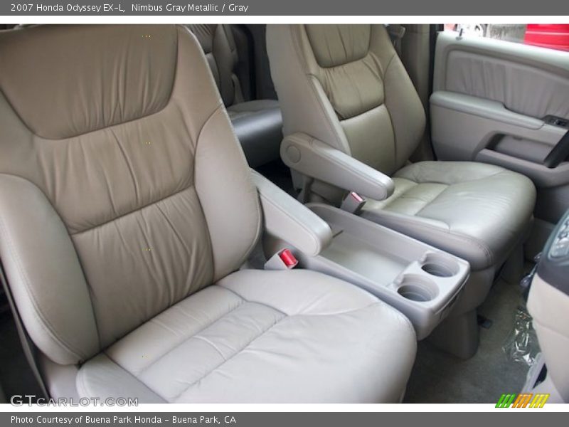Nimbus Gray Metallic / Gray 2007 Honda Odyssey EX-L