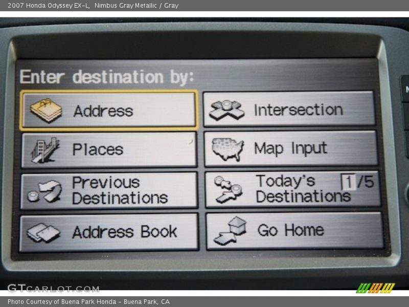 Nimbus Gray Metallic / Gray 2007 Honda Odyssey EX-L