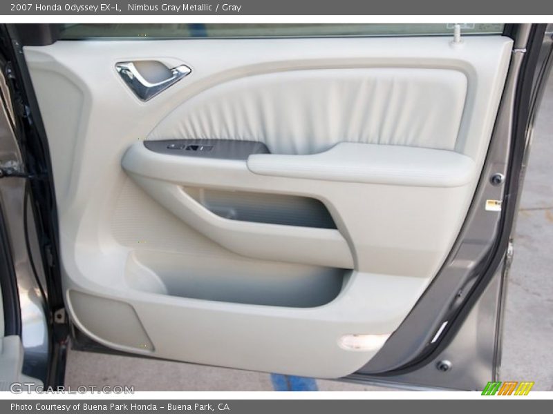 Nimbus Gray Metallic / Gray 2007 Honda Odyssey EX-L