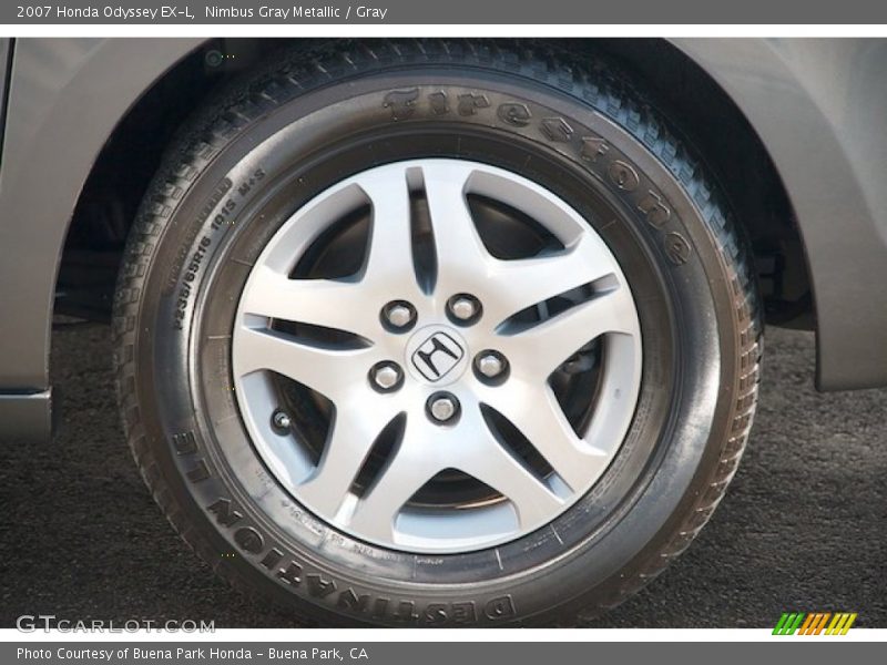 Nimbus Gray Metallic / Gray 2007 Honda Odyssey EX-L