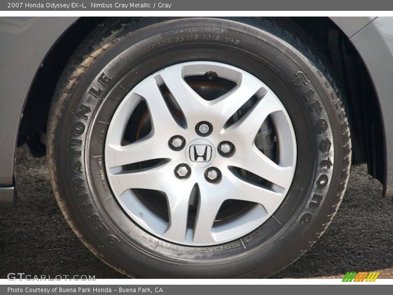 Nimbus Gray Metallic / Gray 2007 Honda Odyssey EX-L