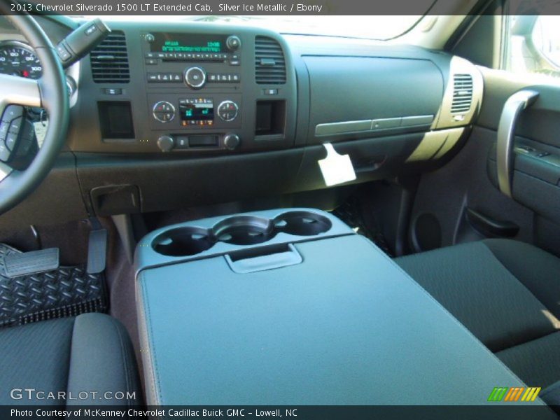 Silver Ice Metallic / Ebony 2013 Chevrolet Silverado 1500 LT Extended Cab