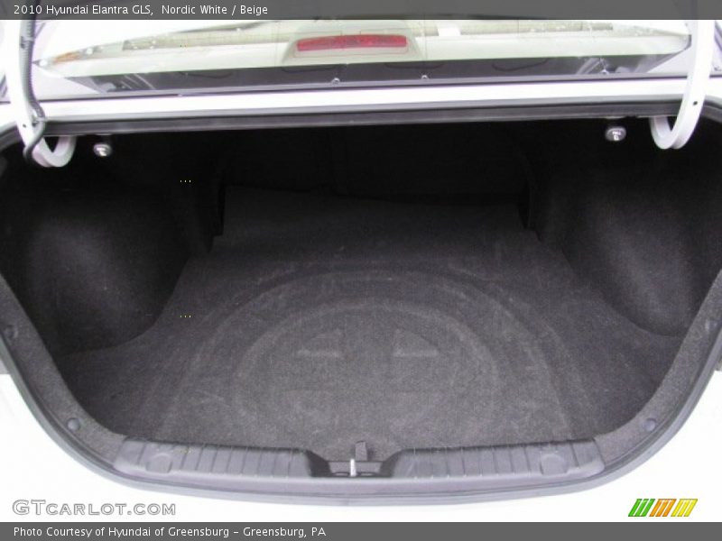 Nordic White / Beige 2010 Hyundai Elantra GLS
