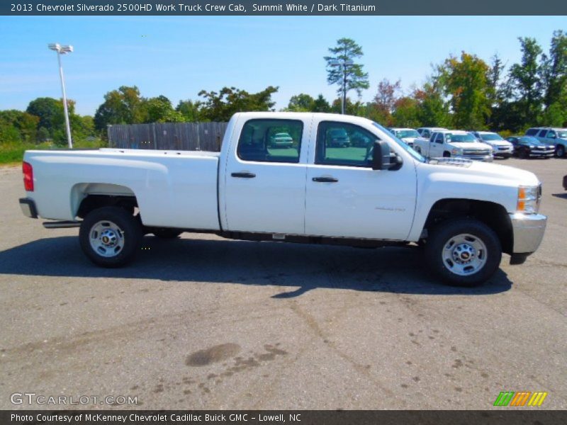 Summit White / Dark Titanium 2013 Chevrolet Silverado 2500HD Work Truck Crew Cab