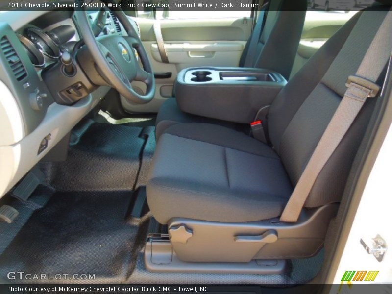 Summit White / Dark Titanium 2013 Chevrolet Silverado 2500HD Work Truck Crew Cab