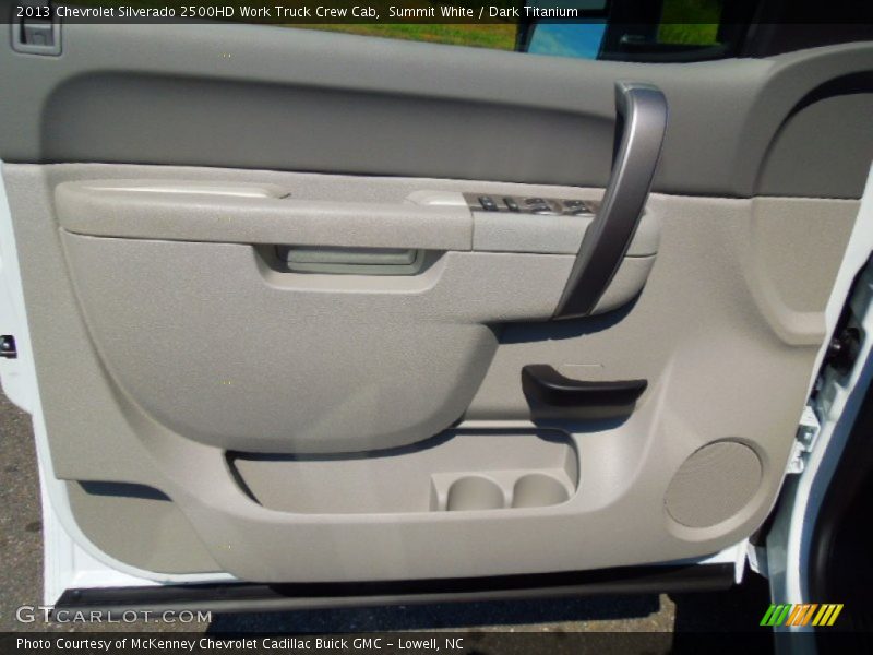 Summit White / Dark Titanium 2013 Chevrolet Silverado 2500HD Work Truck Crew Cab