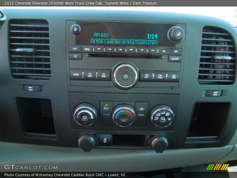 Summit White / Dark Titanium 2013 Chevrolet Silverado 2500HD Work Truck Crew Cab