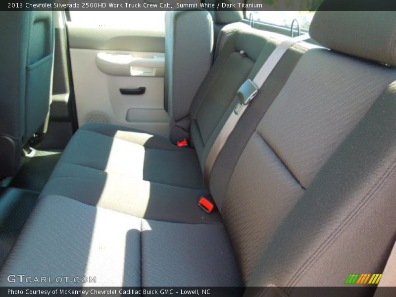 Summit White / Dark Titanium 2013 Chevrolet Silverado 2500HD Work Truck Crew Cab