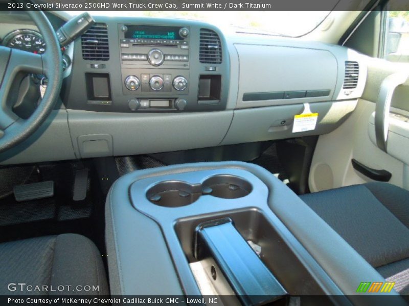 Summit White / Dark Titanium 2013 Chevrolet Silverado 2500HD Work Truck Crew Cab