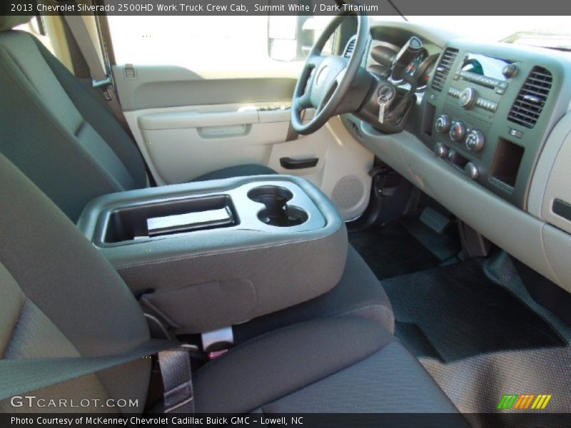 Summit White / Dark Titanium 2013 Chevrolet Silverado 2500HD Work Truck Crew Cab
