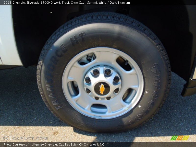 Summit White / Dark Titanium 2013 Chevrolet Silverado 2500HD Work Truck Crew Cab