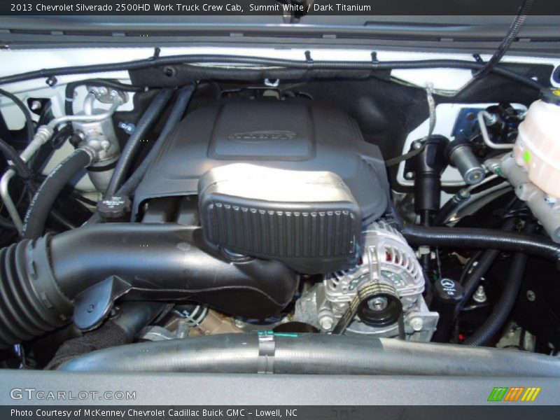 Summit White / Dark Titanium 2013 Chevrolet Silverado 2500HD Work Truck Crew Cab