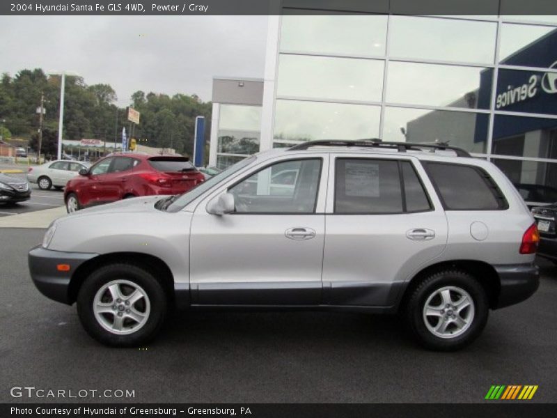 Pewter / Gray 2004 Hyundai Santa Fe GLS 4WD