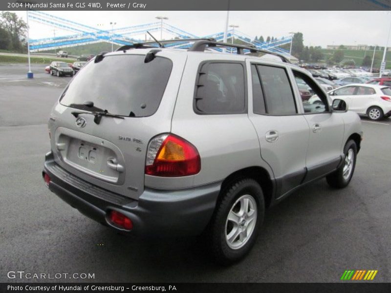 Pewter / Gray 2004 Hyundai Santa Fe GLS 4WD