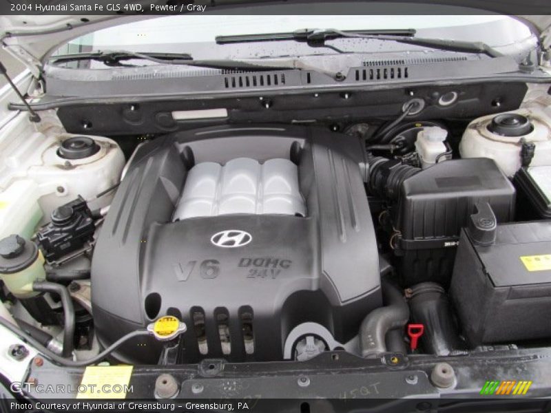 Pewter / Gray 2004 Hyundai Santa Fe GLS 4WD