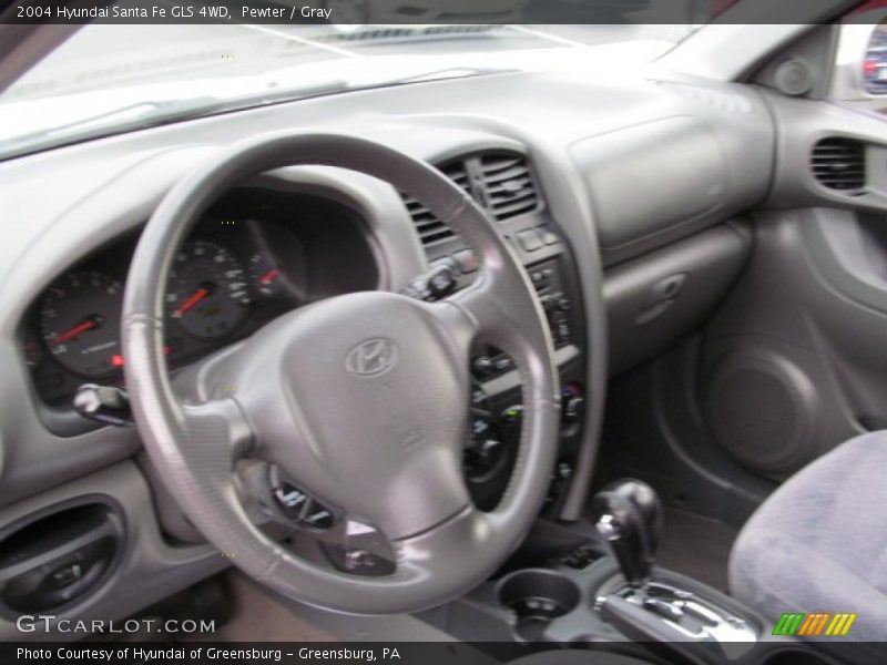 Pewter / Gray 2004 Hyundai Santa Fe GLS 4WD