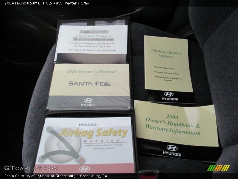 Pewter / Gray 2004 Hyundai Santa Fe GLS 4WD