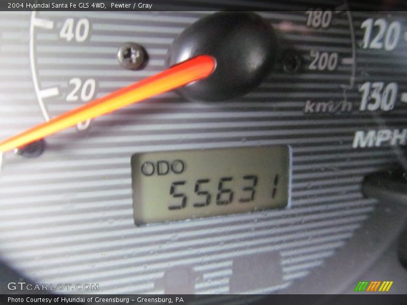 Pewter / Gray 2004 Hyundai Santa Fe GLS 4WD