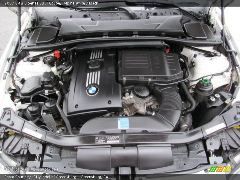 Alpine White / Black 2007 BMW 3 Series 335i Coupe