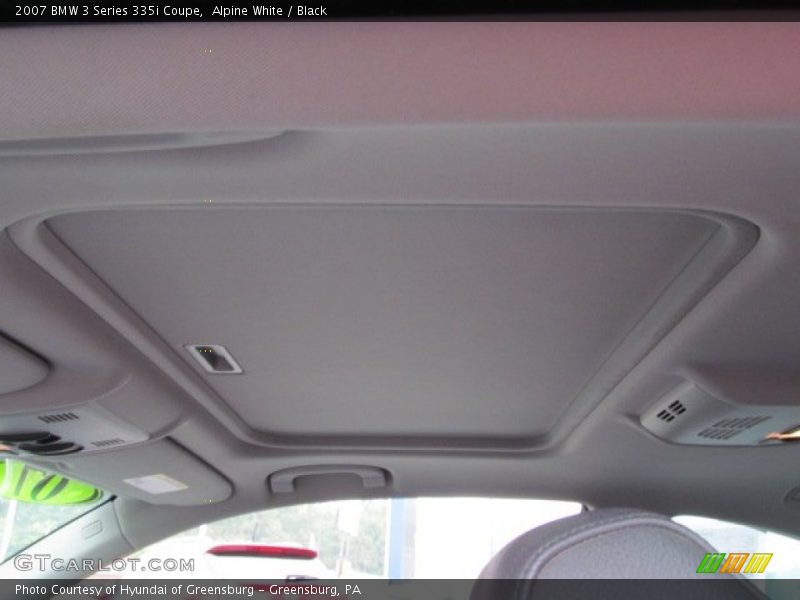 Alpine White / Black 2007 BMW 3 Series 335i Coupe