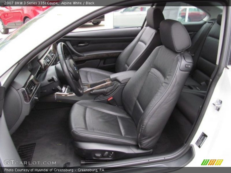 Alpine White / Black 2007 BMW 3 Series 335i Coupe