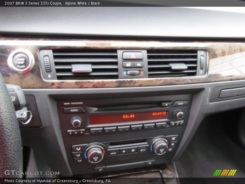 Alpine White / Black 2007 BMW 3 Series 335i Coupe