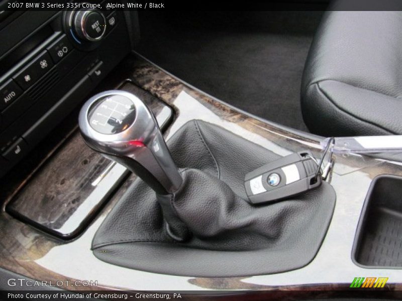 Alpine White / Black 2007 BMW 3 Series 335i Coupe
